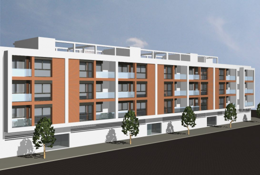 Concurso edificio residencial 30 viviendas VPA en Calamocha (Teruel) 2.