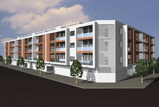 Concurso edificio residencial 30 viviendas VPA en Calamocha (Teruel).