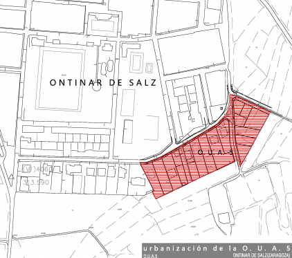 Proyecto de urbanización de O.U.A. 5 en Ontinar de Salz (Zaragoza).
