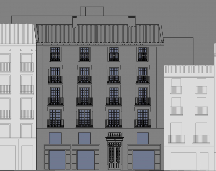 Proyecto para rehabilitación de edificio residencial en Zaragoza.